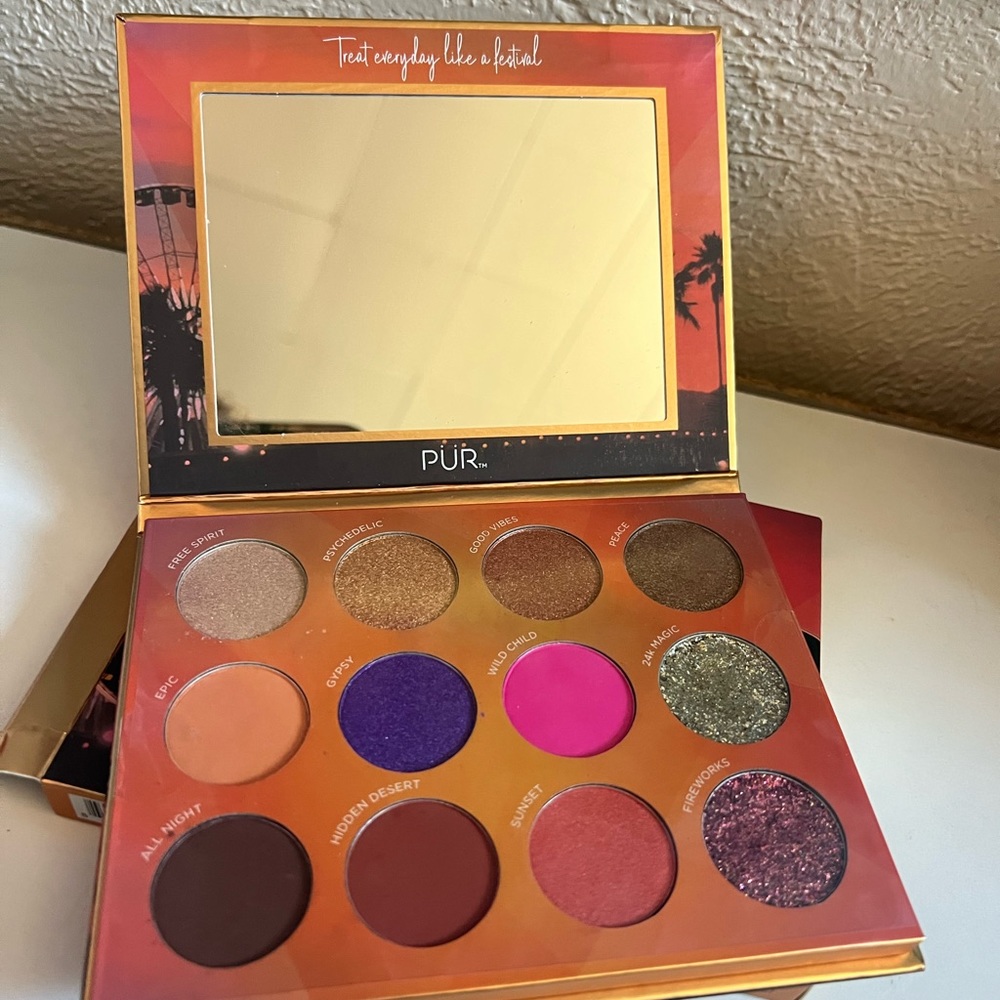 PUR’s 12-piece Festival Pressed Eyeshadow Pallete